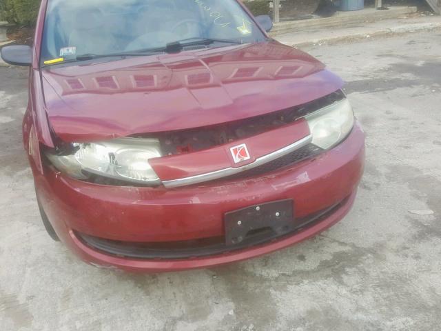 1G8AG52F14Z138477 - 2004 SATURN ION LEVEL RED photo 9