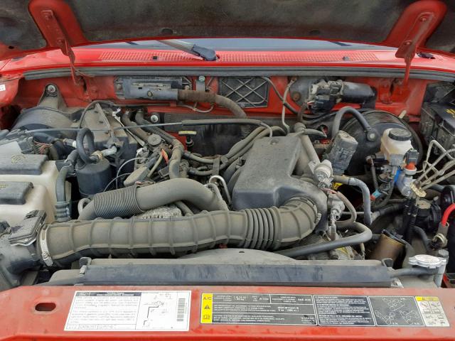 1FTYR14UX2TA22889 - 2002 FORD RANGER SUP RED photo 7
