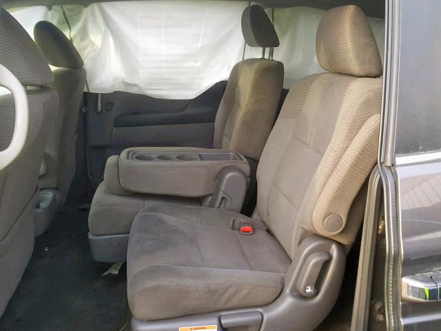 5FNRL5H49CB017856 - 2012 HONDA ODYSSEY EX GRAY photo 6