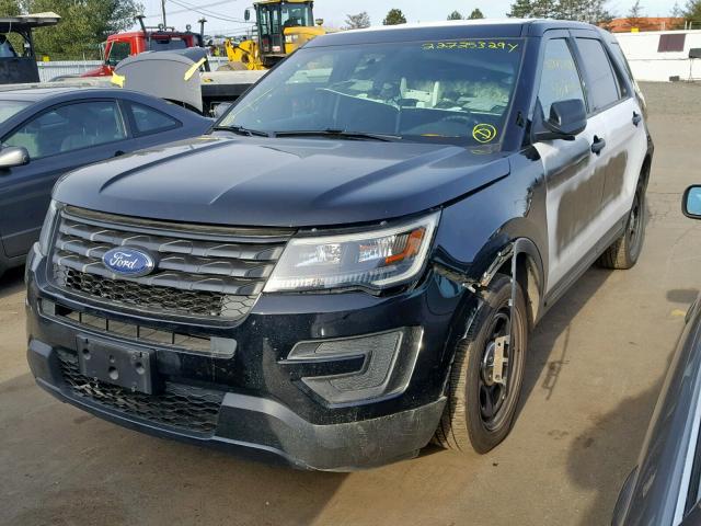 1FM5K8ARXHGA88940 - 2017 FORD EXPLORER P TWO TONE photo 2