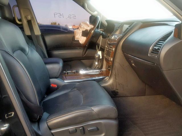 JN8AZ2NF8G9610287 - 2016 INFINITI QX80 BLACK photo 5