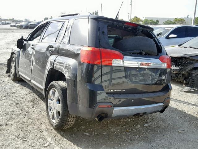 2CTFLHEY9A6325418 - 2010 GMC TERRAIN SL BLACK photo 3