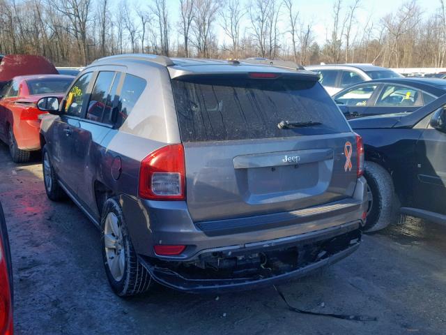 1C4NJDBB3CD559158 - 2012 JEEP COMPASS SP ვერცხლისფერი ფოტო 3