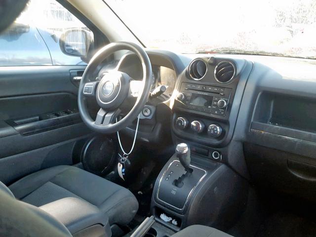 1C4NJDBB3CD559158 - 2012 JEEP COMPASS SP ვერცხლისფერი ფოტო 9