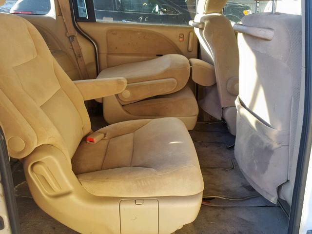 5FNRL38295B107336 - 2005 HONDA ODYSSEY LX WHITE photo 6