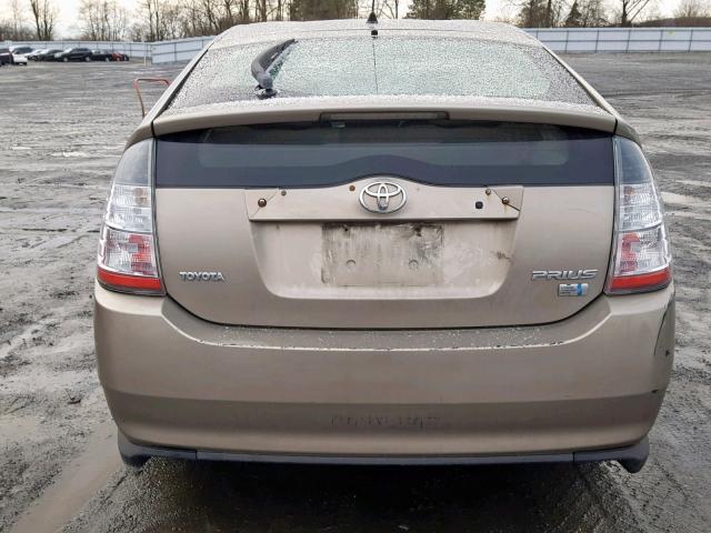 JTDKB20U153058495 - 2005 TOYOTA PRIUS GOLD photo 9