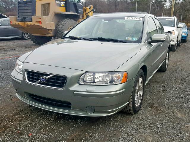 YV1RH592X82684759 - 2008 VOLVO S60 2.5T GREEN photo 2