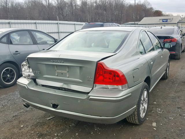 YV1RH592X82684759 - 2008 VOLVO S60 2.5T GREEN photo 4