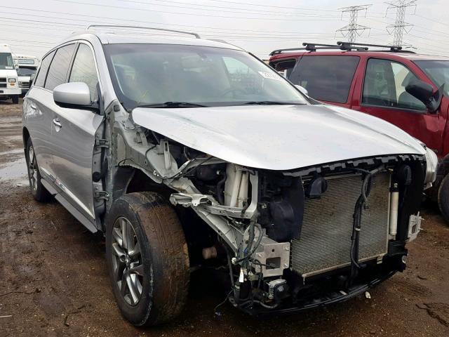 5N1AL0MM2DC328500 - 2013 INFINITI JX35 BASE SILVER photo 1