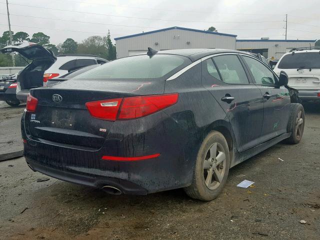5XXGM4A79FG449884 - 2015 KIA OPTIMA LX 黑色 照片 4