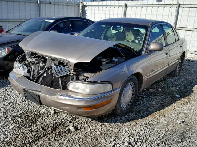 1G4CU5215Y4177227 - 2000 BUICK PARK AVENU GOLD photo 2