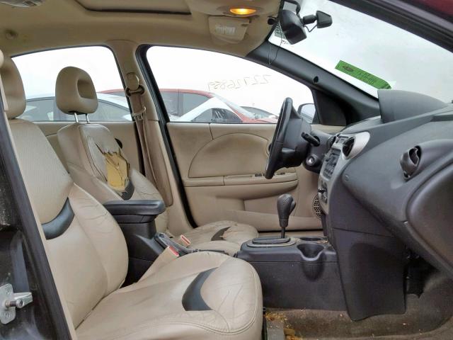 1G8AL52F84Z167826 - 2004 SATURN ION LEVEL MAROON photo 5