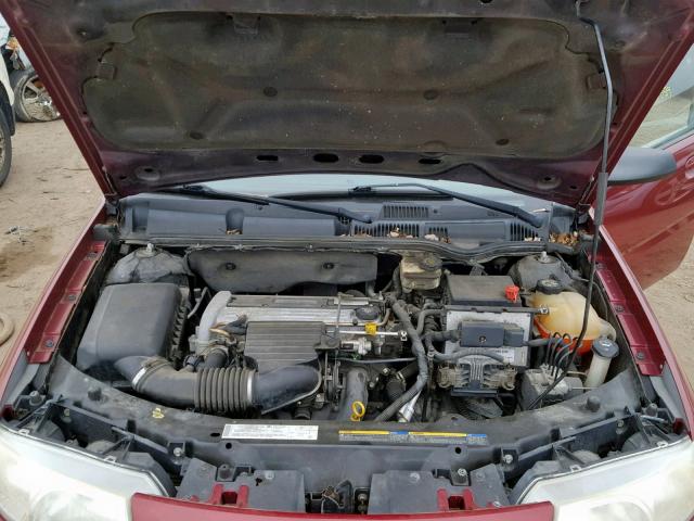 1G8AL52F84Z167826 - 2004 SATURN ION LEVEL MAROON photo 7