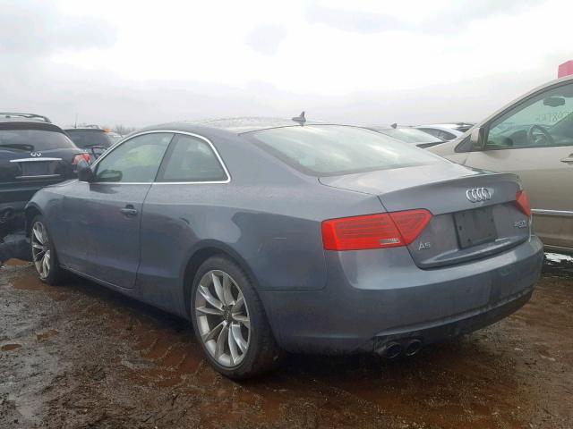 WAULFAFR1EA066353 - 2014 AUDI A5 PREMIUM GRAY photo 3