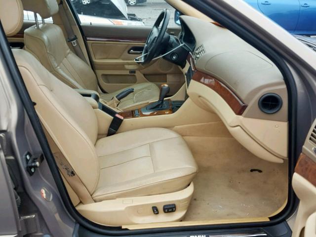 WBADT43472GY96979 - 2002 BMW 525 I AUTO TAN photo 5