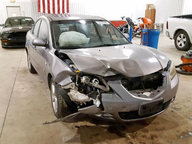 JM1BK123851242973 - 2005 MAZDA 3 S GRAY photo 1