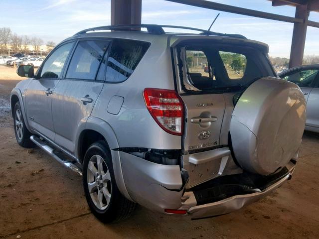 JTMZK31V29D002769 - 2009 TOYOTA RAV4 LIMIT SILVER photo 3