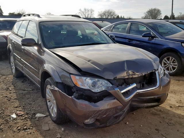 4S4BP86C684332531 - 2008 SUBARU OUTBACK 3. BROWN photo 1