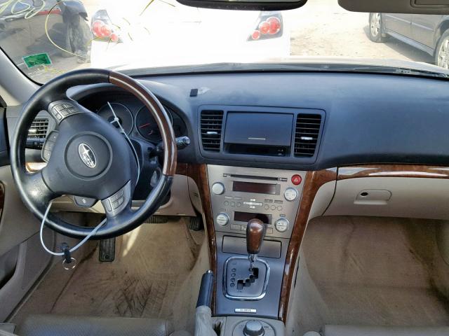 4S4BP86C684332531 - 2008 SUBARU OUTBACK 3. BROWN photo 9