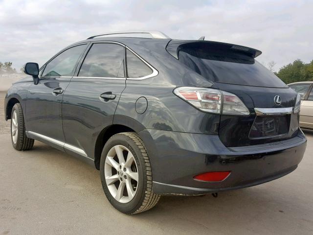 2T2ZK1BA3BC060677 - 2011 LEXUS RX 350 灰色 照片 3