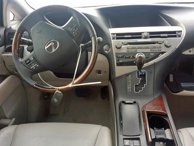 2T2ZK1BA3BC060677 - 2011 LEXUS RX 350 灰色 照片 9