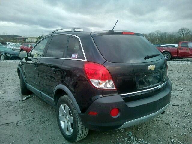 3GNAL2EK4CS528517 - 2012 CHEVROLET CAPTIVA SP BLACK photo 3