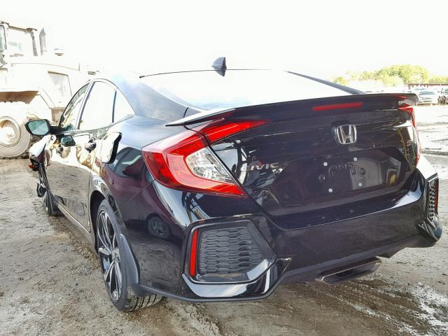 2HGFC1E57JH703315 - 2018 HONDA CIVIC SI 黑色 照片 3