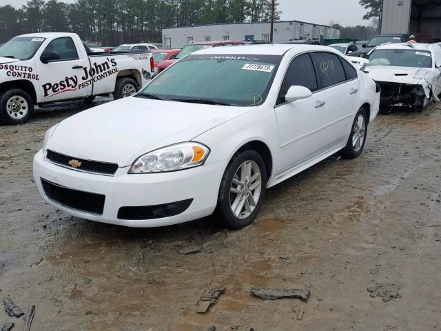 2G1WC5E35G1136455 - 2016 CHEVROLET IMPALA LIM WHITE photo 2