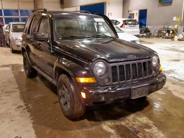 1J4GL58K85W501306 - 2005 JEEP LIBERTY LI BLACK photo 1