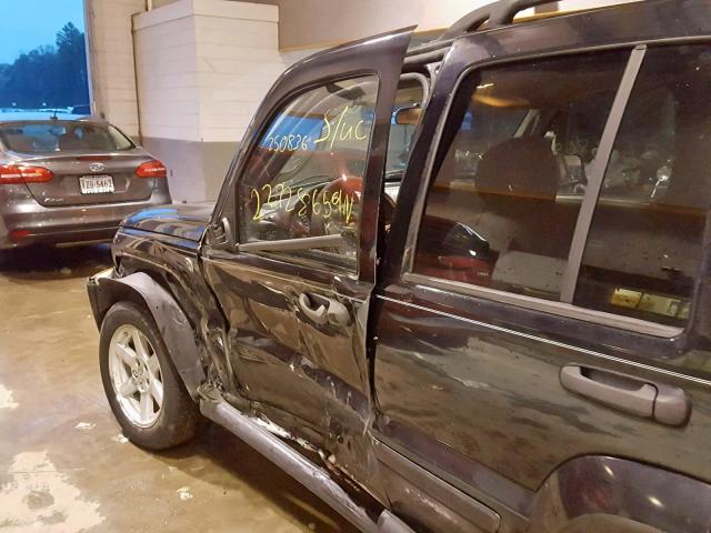 1J4GL58K85W501306 - 2005 JEEP LIBERTY LI BLACK photo 10