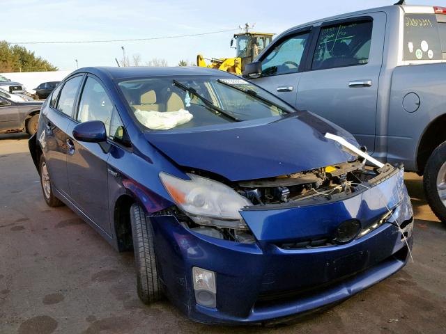 JTDKN3DU0B1463603 - 2011 TOYOTA PRIUS BLUE photo 1