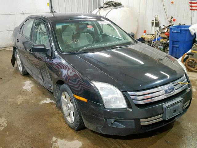 3FAHP07Z29R114474 - 2009 FORD FUSION SE BLACK photo 1