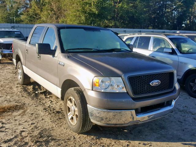 1FTRW12W25KC14996 - 2005 FORD F150 SUPER GRAY photo 1