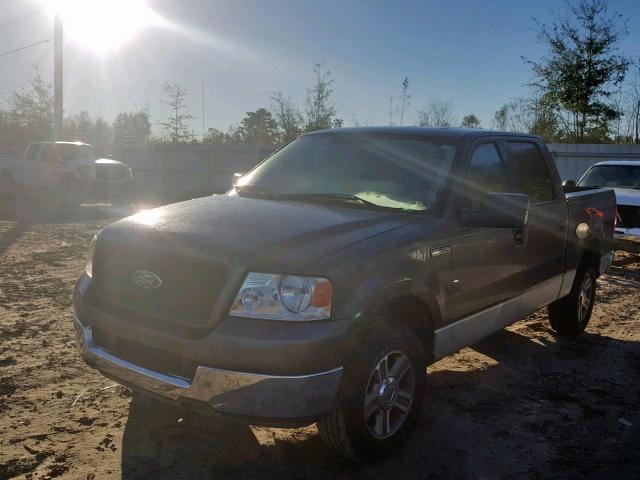 1FTRW12W25KC14996 - 2005 FORD F150 SUPER GRAY photo 2