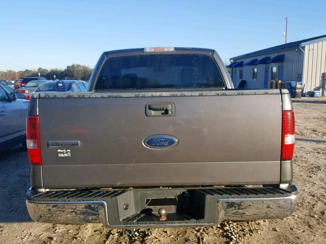 1FTRW12W25KC14996 - 2005 FORD F150 SUPER GRAY photo 9