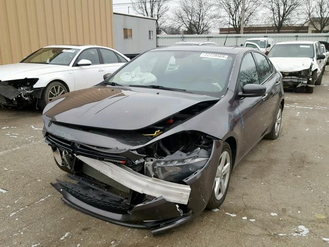 1C3CDFBB9FD276539 - 2015 DODGE DART SXT GRAY photo 2