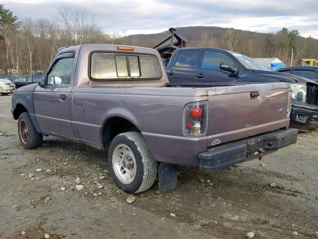 1FTCR10U4TTA27104 - 1996 FORD RANGER GRAY photo 3