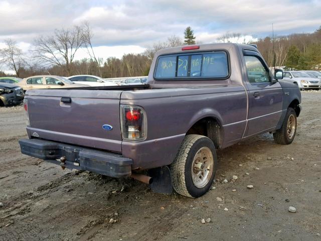 1FTCR10U4TTA27104 - 1996 FORD RANGER GRAY photo 4