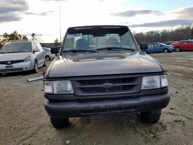 1FTCR10U4TTA27104 - 1996 FORD RANGER GRAY photo 9