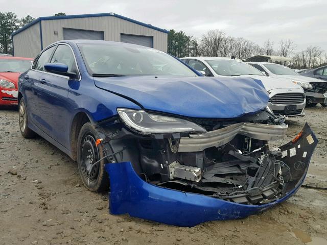 1C3CCCAB0GN106990 - 2016 CHRYSLER 200 LIMITE BLUE photo 1