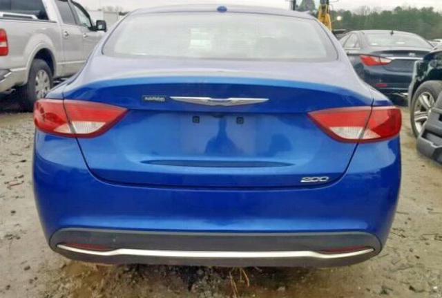 1C3CCCAB0GN106990 - 2016 CHRYSLER 200 LIMITE BLUE photo 9