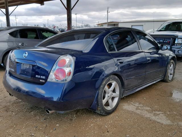 1N4BL11D66N384195 - 2006 NISSAN ALTIMA SE BLUE photo 4