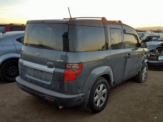 5J6YH2H79BL004973 - 2011 HONDA ELEMENT EX GRAY photo 4