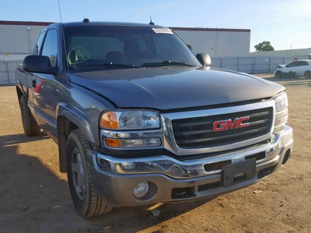 1GTEK19B05E339166 - 2005 GMC NEW SIERRA GRAY photo 1