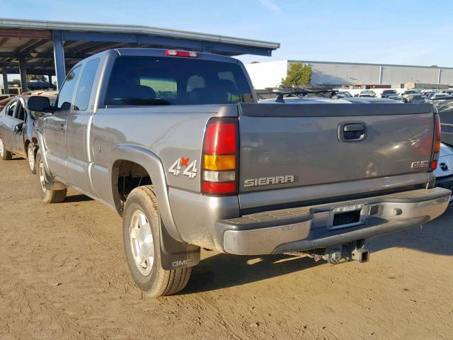 1GTEK19B05E339166 - 2005 GMC NEW SIERRA GRAY photo 3