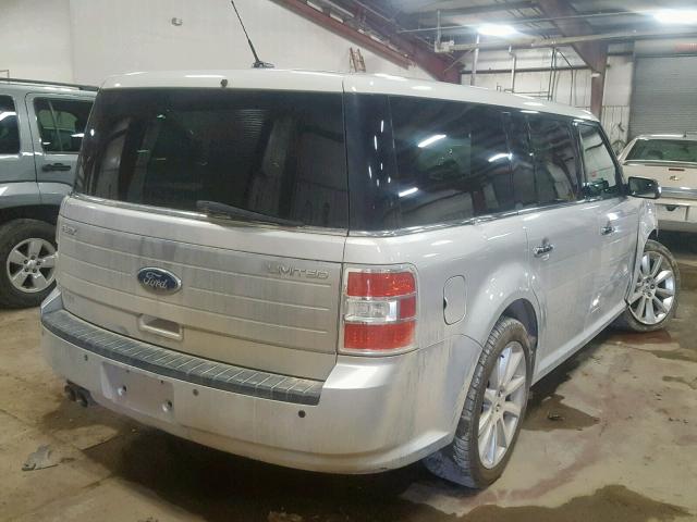 2FMGK5DC9BBD01745 - 2011 FORD FLEX LIMIT SILVER photo 4