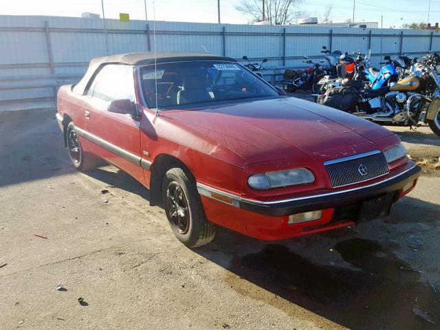 1C3XU4537PF633622 - 1993 CHRYSLER LEBARON RED photo 1