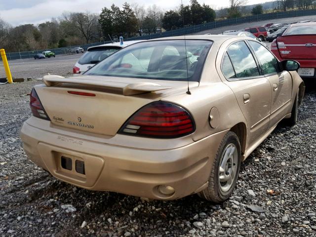 1G2NE52E65M117373 - 2005 PONTIAC GRAND AM S GOLD photo 4