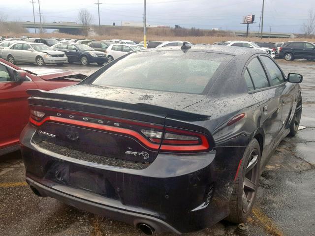 2C3CDXL98JH335125 - 2018 DODGE CHARGER SR BLACK photo 4