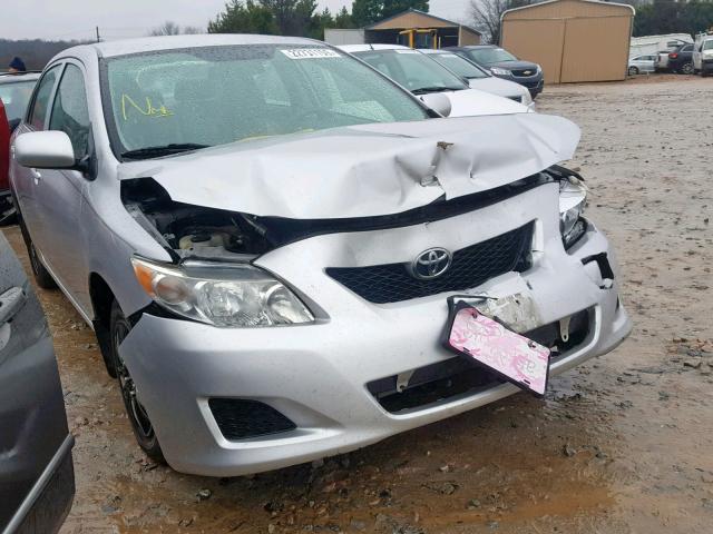 1NXBU4EE4AZ320243 - 2010 TOYOTA COROLLA BA SILVER photo 1